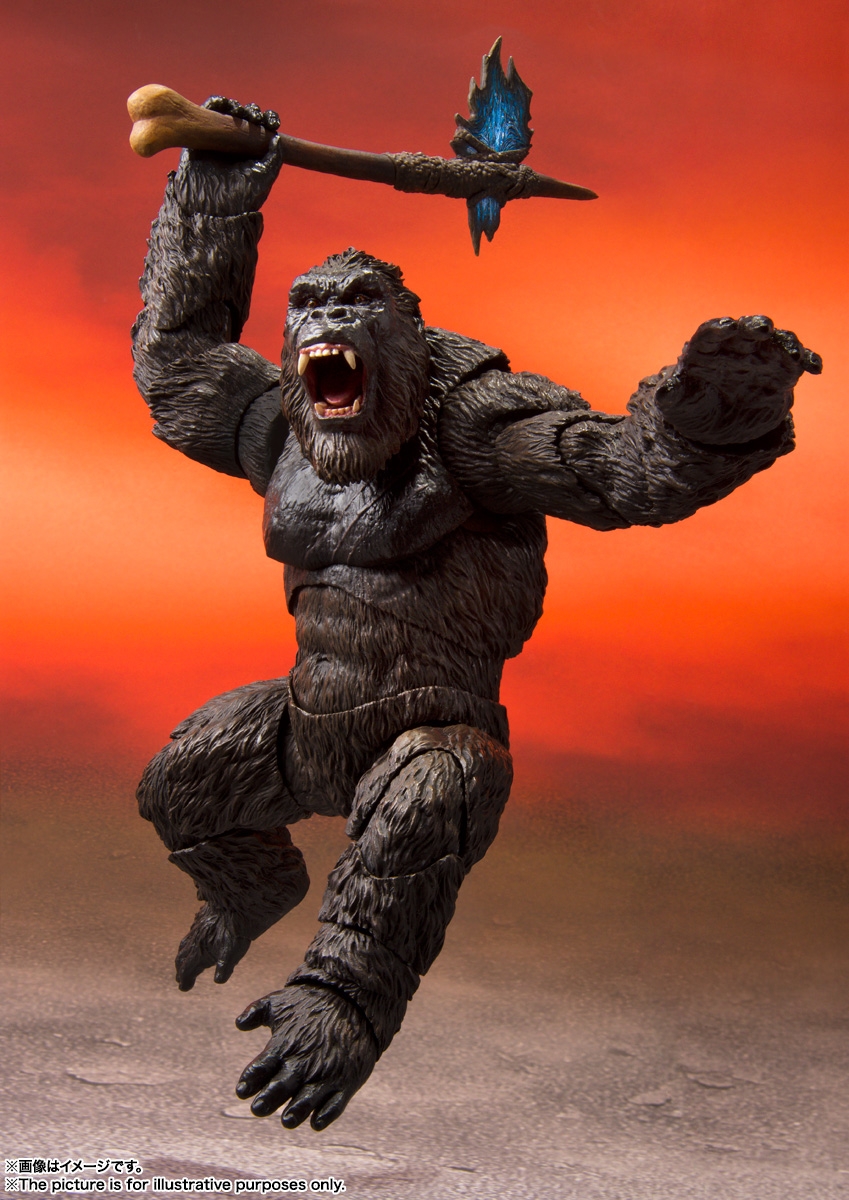 Godzilla vs. Kong 2021 S.H. MonsterArts Action Figure King Kong