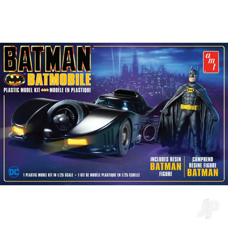 AMT 1/25 Scale Batman 1989 Batmobile with Resin Batman Figure Kit – Kapow  Toys