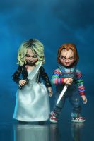 NECA Bride of Chucky – Ultimate Chucky and Tiffany 2 Pack