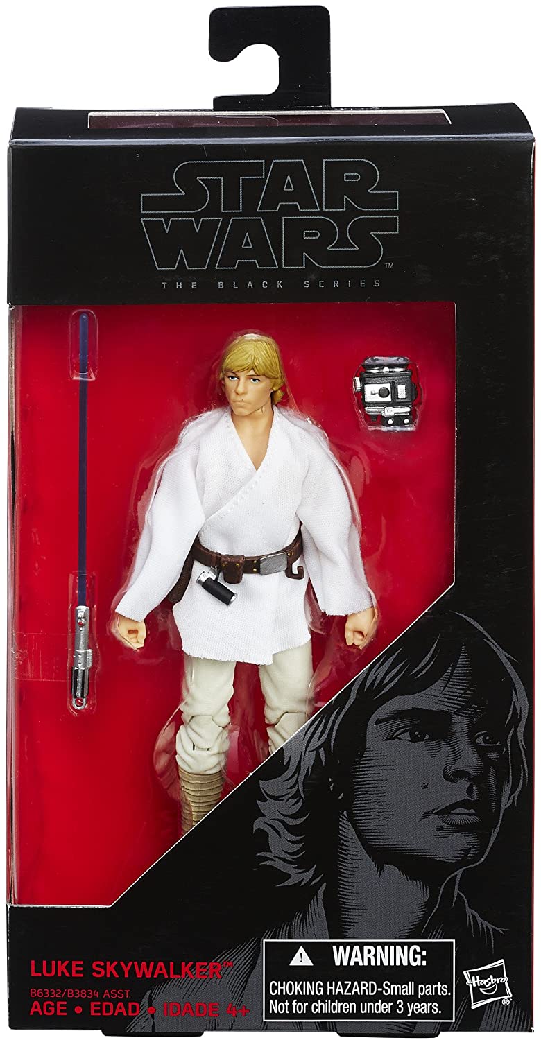 Figurine Star Wars The Black Series – Luke Skywalker 15 Cm – Épisode IV – Sabre Laser Inclus