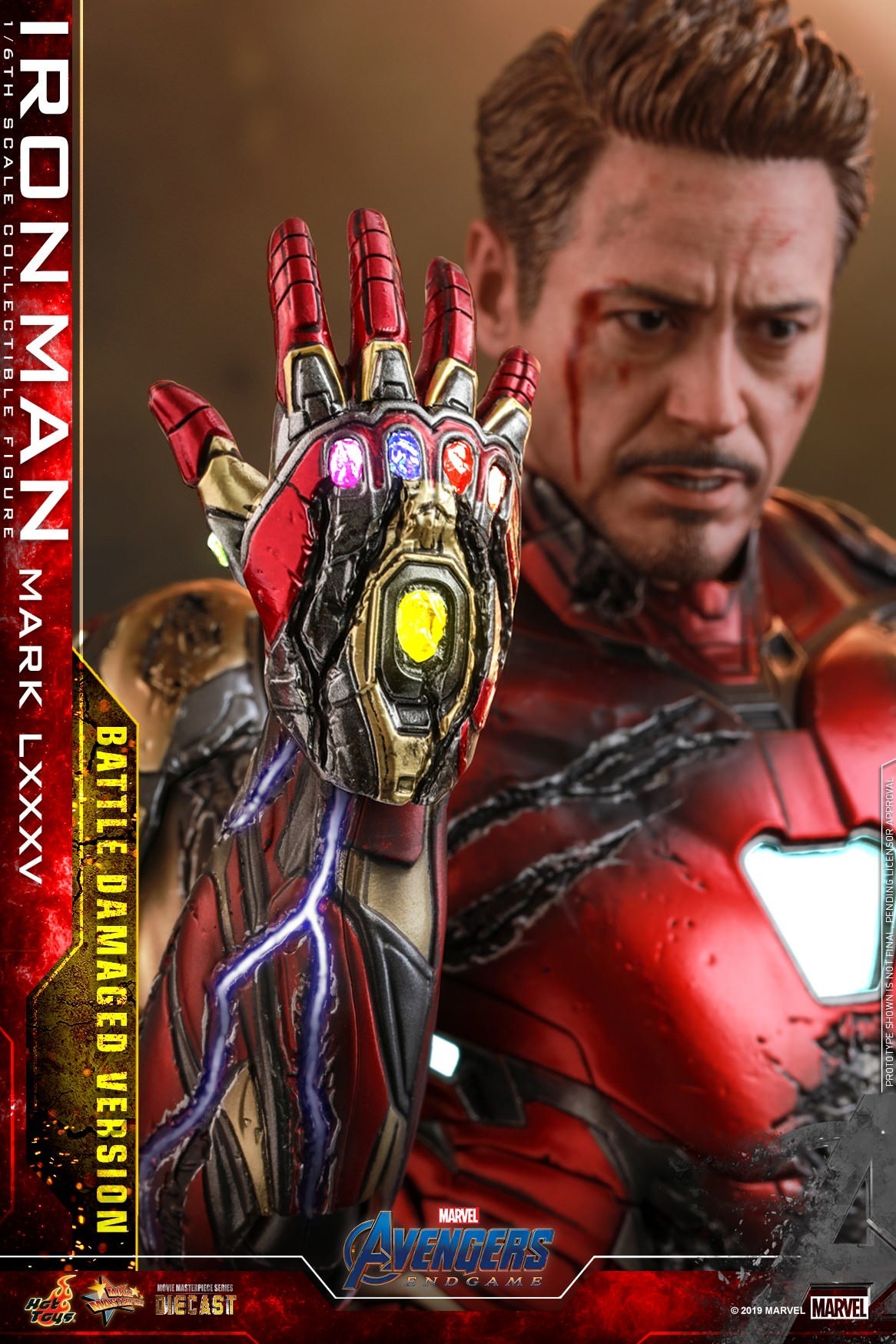 Hot Toys Avengers Endgame Battle Damaged Iron Man MMS543 D33 1/6