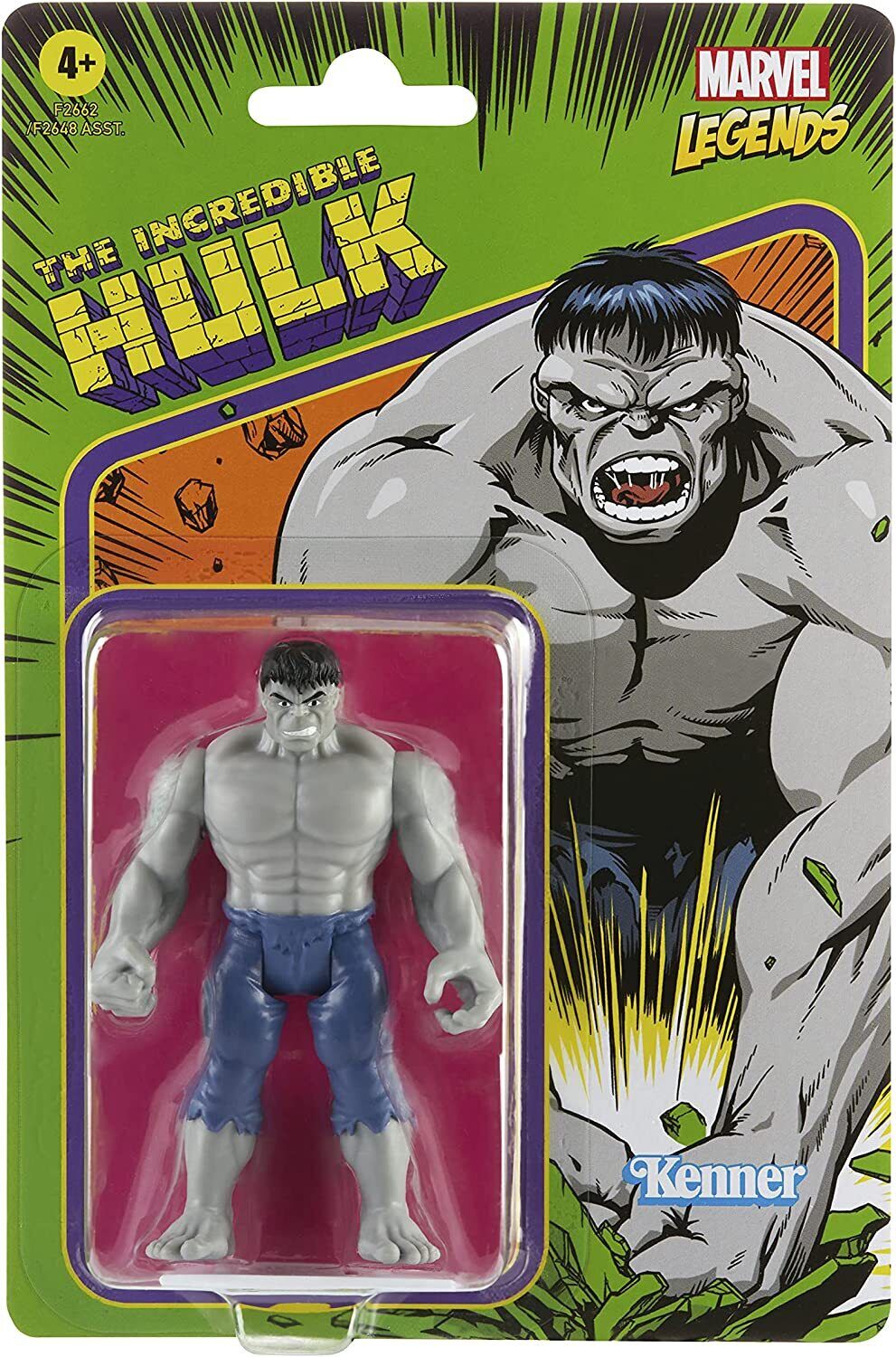 Marvel Legends Retro Grey Hulk 3.75 Inch Action Figure – Kapow Toys