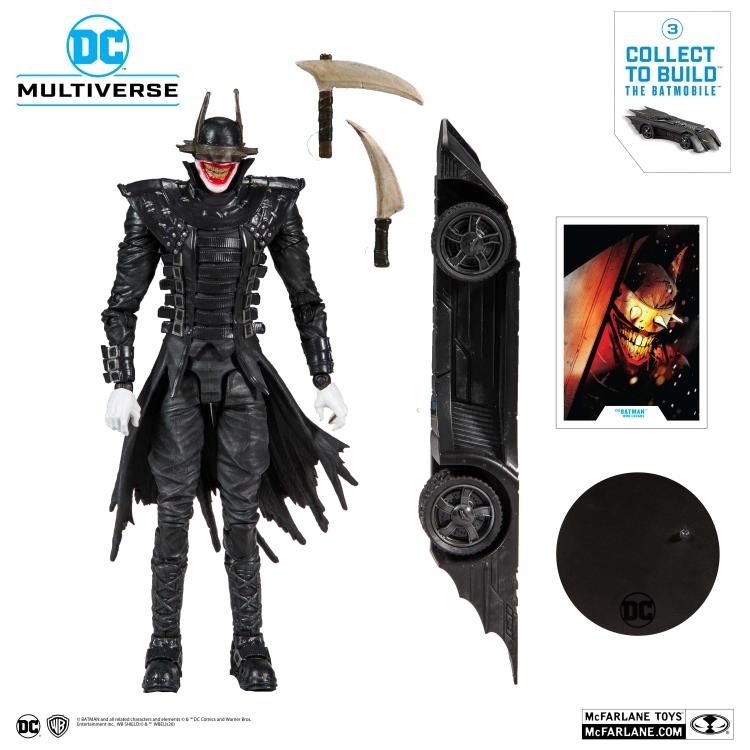 Buy Mcfarlane Batman Who Laughs Dc Universe Build-A-Batmobile Series