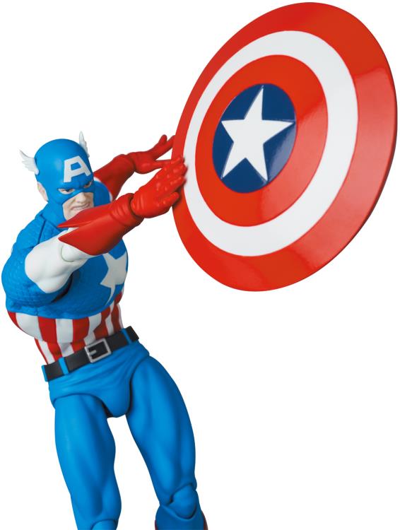 McFarlane Toys – Marvel Captain America échelle 1/10 – Figurine Collector Avec Décor Inspiré Du Comics #100 – Dès 14 Ans