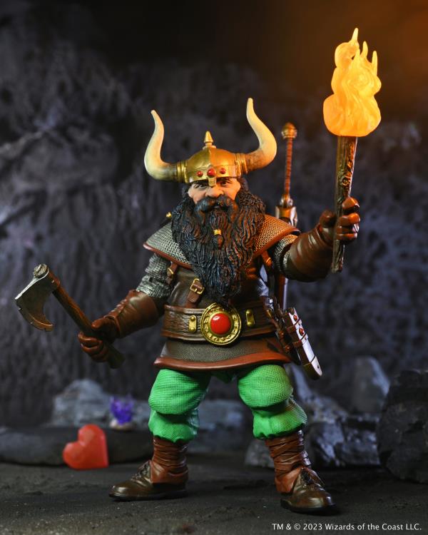 NECA Dungeons & Dragons Ultimate Elkhorn the Good Dwarf Fighter – Kapow Toys
