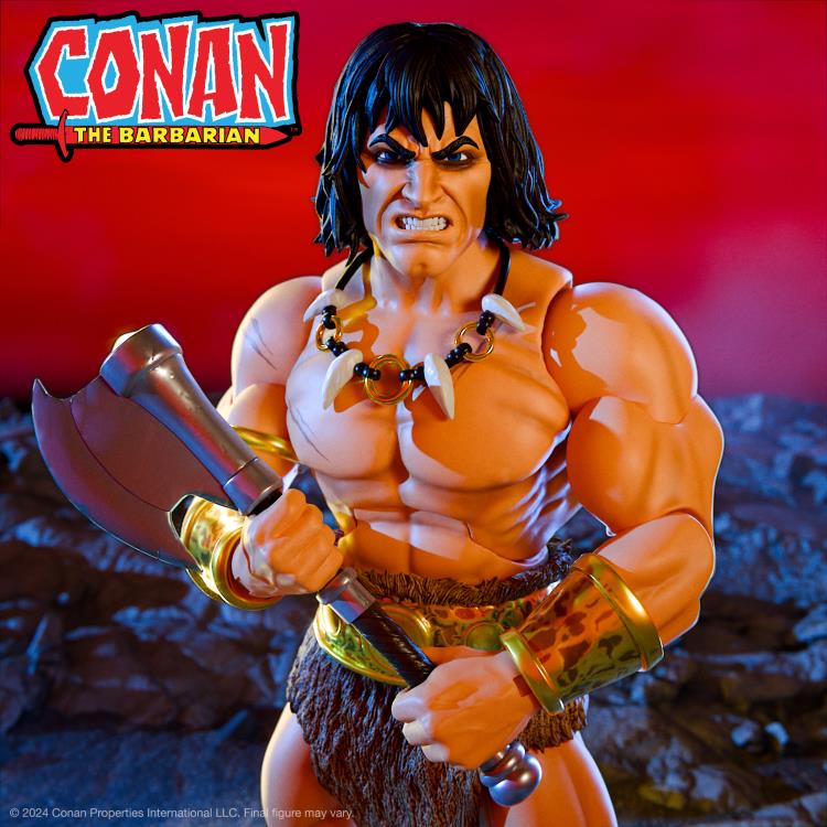 Figurine Articulée Super7 Conan Le Barbare Ultimates - édition War Paint, échelle 7 Pouces (18cm), Neuve