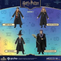 Mezco Harry Potter 5 Points Series 1 Set of 4 Action Figures