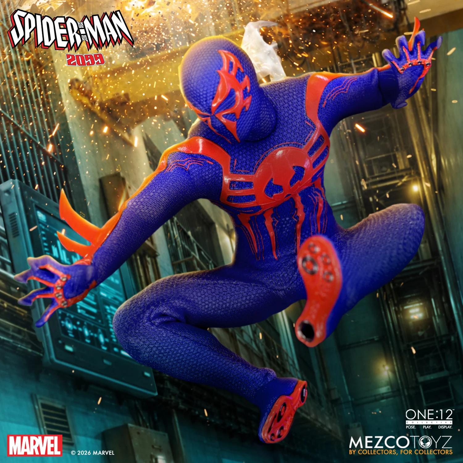 mezco one12 スパイダーマン2099 Mezco One:12 Collective Spider-Man 2099 Action Figure – Kapow Toys