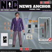 NPC (Non-Playable Characters) News Anchor (Prime Time) 1/12 Action Figure