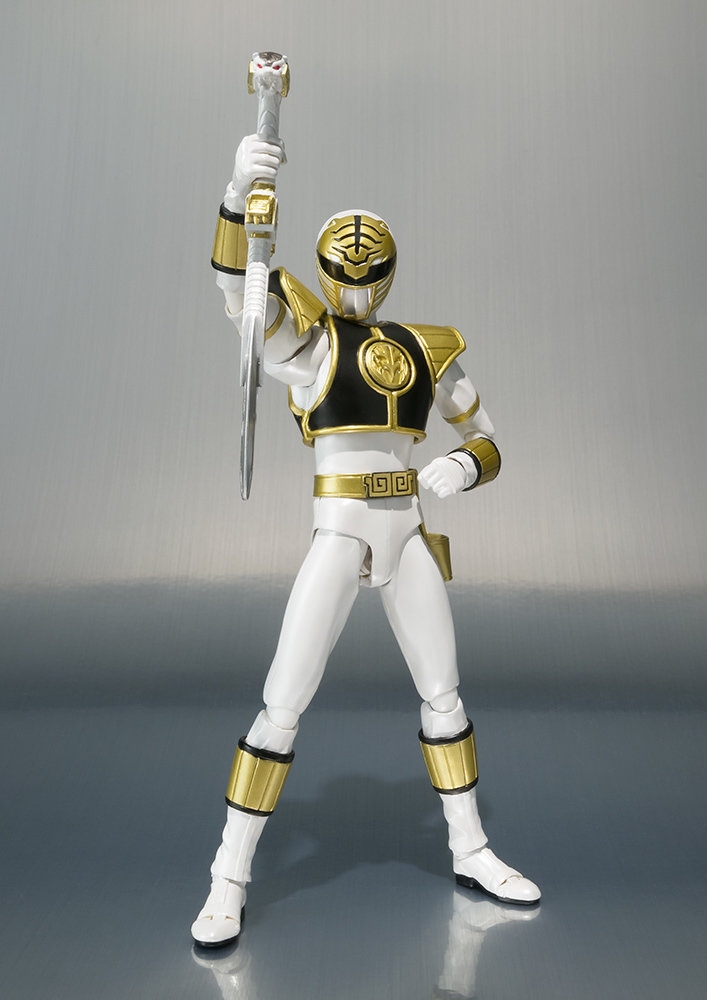 S.H.Figuarts Power Rangers White Ranger Action Figure Kapow Toys