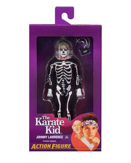 NECA Karate Kid (1984) Johnny Lawrence Skeleton Outfit Clothed Figure-21526