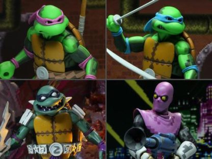 NECA TMNT Turtles In Time Set of 4 Action Figures-0