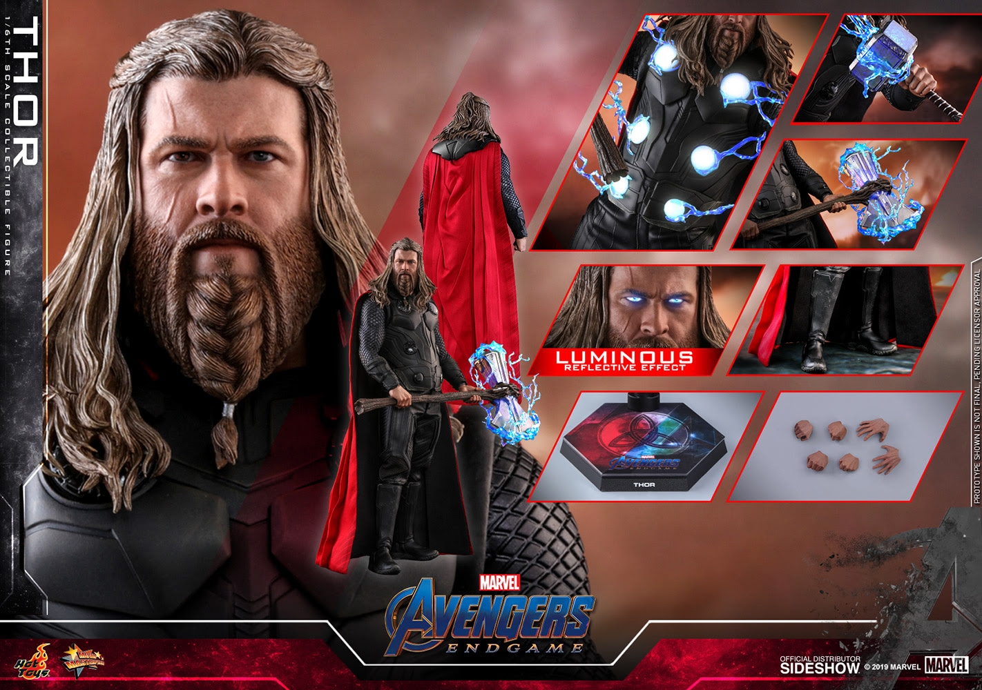 Hot Toys Avengers Endgame Thor 1/6th Scale Figure