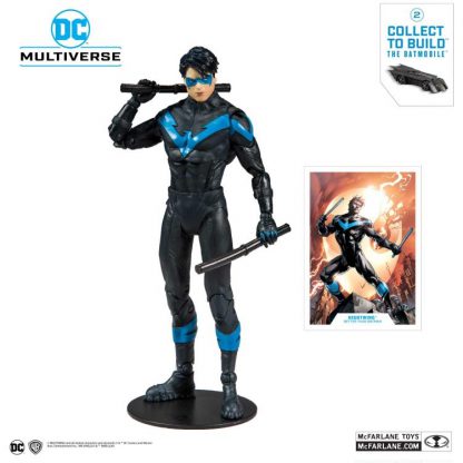 McFarlane DC Multiverse Rebirth Nightwing Action Figure ( Batmobile Build A Figure ) -22972