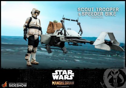Star Wars The Mandalorian Action Figure 1/6 Scout Trooper & Speeder Bike