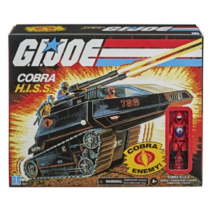 G.I. Joe Retro 3.75 Inch Cobra H.I.S.S Tank & Driver Vehicle