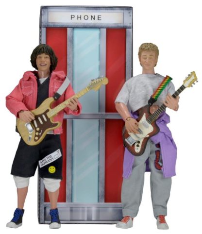 NECA Bill and Ted's Excellent Adventure 8 Inch Clothed Action Figure 2 Pack -0