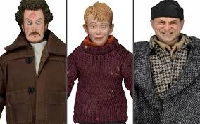 NECA Home Alone Retro Clothed 8 Inch Set of 3 Kevin, Harry & Marv-0