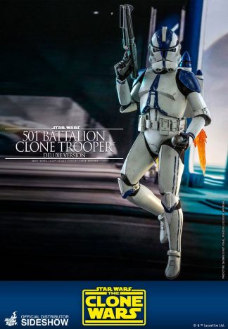 Hot Toys Star Wars The Clone Wars 501st Battalion Clone Trooper 1/6 Scale Figure