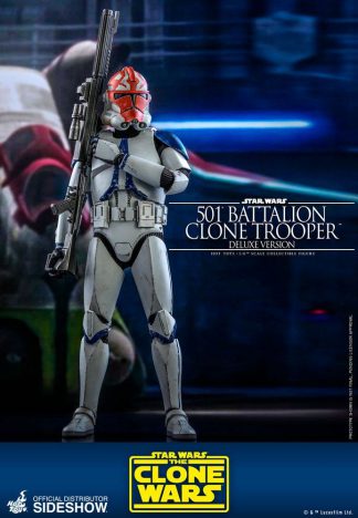 Hot Toys Star Wars The Clone Wars 501st Battalion Clone Trooper 1/6 Scale Figure