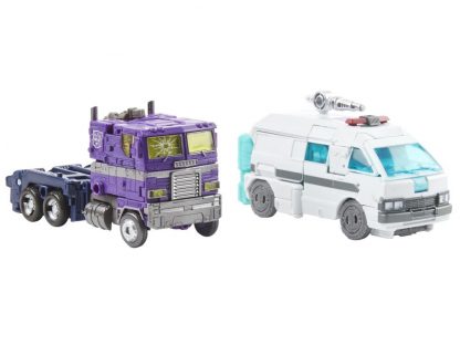 Transformers Generations Selects Shattered Glass Optimus Prime and Ratchet