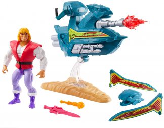 Masters Of The Universe Origins Prince Adam and Sky Sled