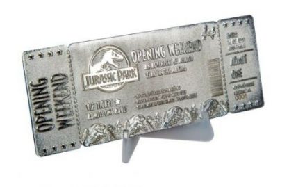 Jurassic Park Limited Edition .999 Silver Plated Opening Weekend VIP Ticket-28033