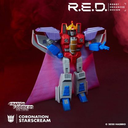 TRANSFORMERS R.E.D G1 ANIMATED STARSCREAM 6 INCH ACTION FIGURE