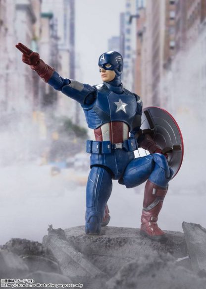 Avengers S.H. Figuarts Action Figure Captain America (Avengers Assemble Edition)