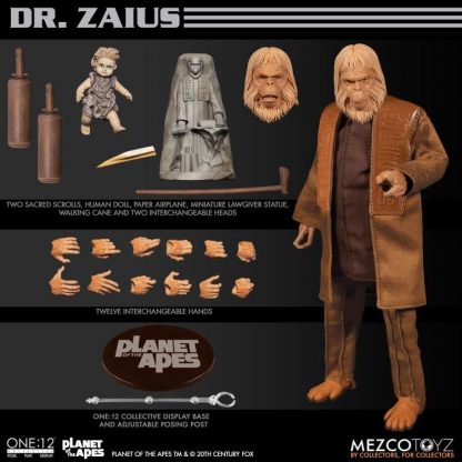 Mezco One:12 Collective Dr Zaius Planet of the Apes Action Figure