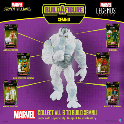 Marvel Legends Super Villains Wave 1 Set of 7 with Xemnu BAF ( Water Damaged )