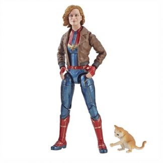 Marvel Legends Captain Marvel Captain Marvel & Bomber Jacket with Goose the Cat-0