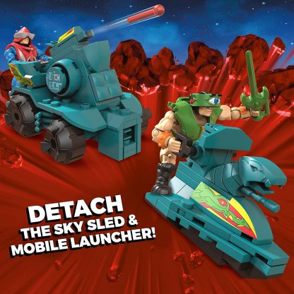 Masters Of The Universe Mega Construx Battle Ram and Sky Sled