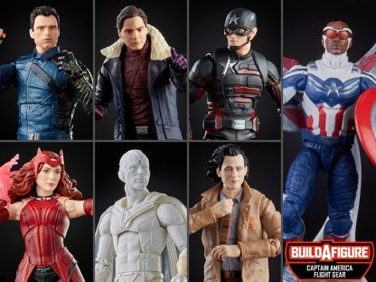 Marvel Legends Disney Plus Falcon Build A Figure Wave Set of 7