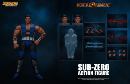 Mortal Kombat 3 VS Series Sub-Zero ( Unmasked ) Storm Collectibles Action Figure