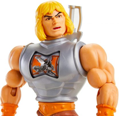 Masters of the Universe Origins Deluxe Battle Armour He-Man ( USA Packaging and Mini Comic )