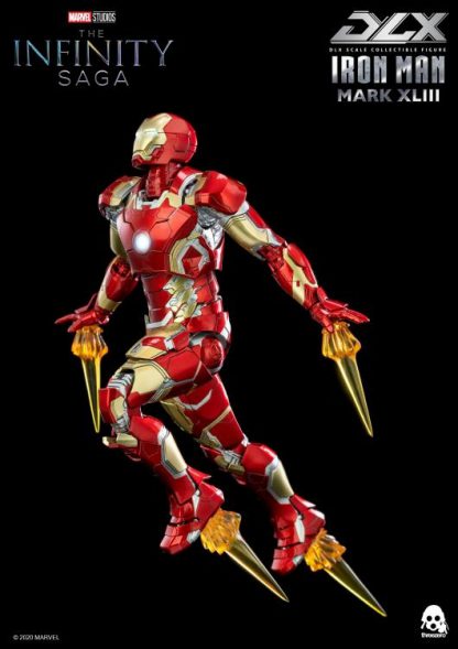 Avengers: Infinity Saga DLX Iron Man Mark 43 1/12 Scale Figure by Threezero