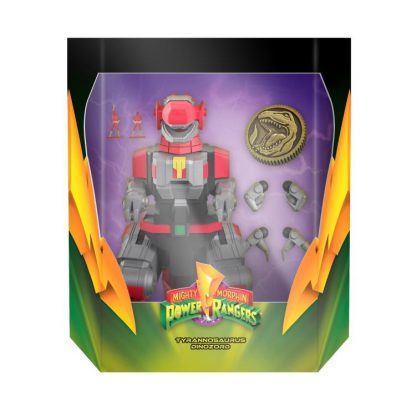 Super7 Mighty Morphin Power Rangers Tyrannosaurus Dinozord Ultimates Action Figure