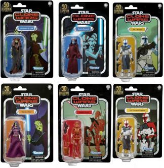 Star Wars The Vintage Collection Clone Wars 2D Set of 6 Figures