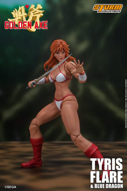 Golden Axe Tyris Flare and Blue Dragon Storm Collectibles 1/12 Action FigureGolden Axe Tyris Flare and Blue Dragon Storm Collectibles 1/12 Action Figure