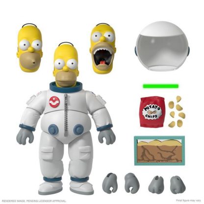 Super7 Simpsons Ultimates Wave 1 Deep Space Homer Action Figure