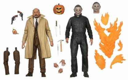 NECA Halloween 2 Ultimate Dr Loomis and Michael Myers 2 Pack -32853