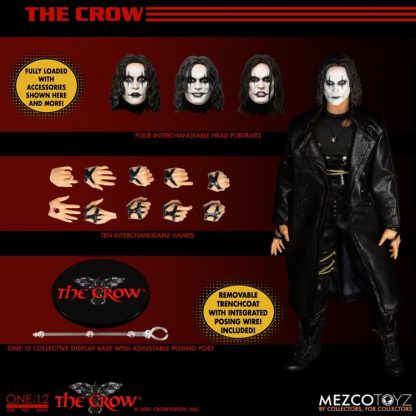 Mezco One:12 Collective The Crow 6 Inch Action Figure