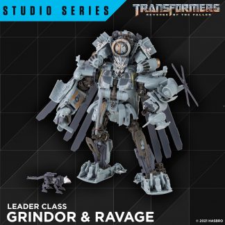 Transformers Studio Series SS-73 Grindor and Ravage Leader Class Action Figure
