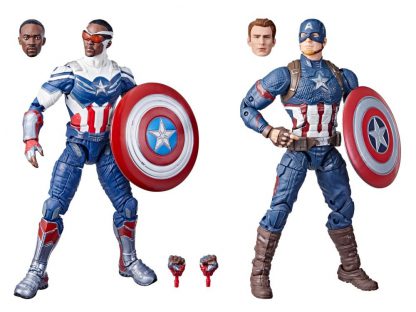 Marvel Legends Captain America Stever Rogers & Sam Wilson 2 Pack