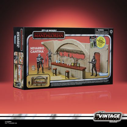 Star Wars The Vintage Collection Nevarro Cantina Playset & Deathtrooper Action Figure