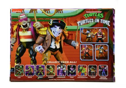 NECA Teenage Mutant Ninja Turtles In Time Pirate Bebop and Rocksteady Action Figure 2 Pack