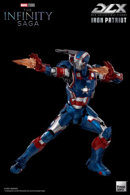 Avengers: Infinity Saga DLX Iron Patriot 1/12 Scale Figure by Threezero