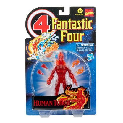 Marvel Legends Retro Collection Human Torch Fantastic 4 Action Figure