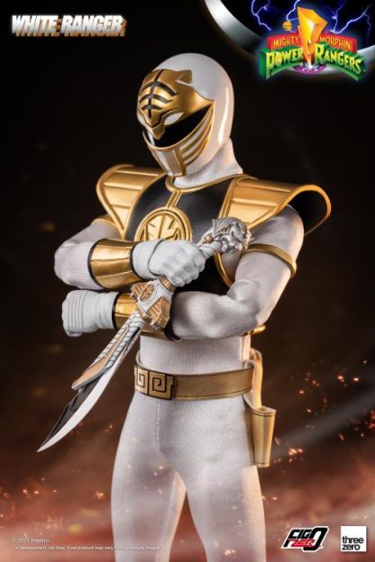 Mighty Morphin Power Rangers FigZero White Ranger 1/6 Scale Figure